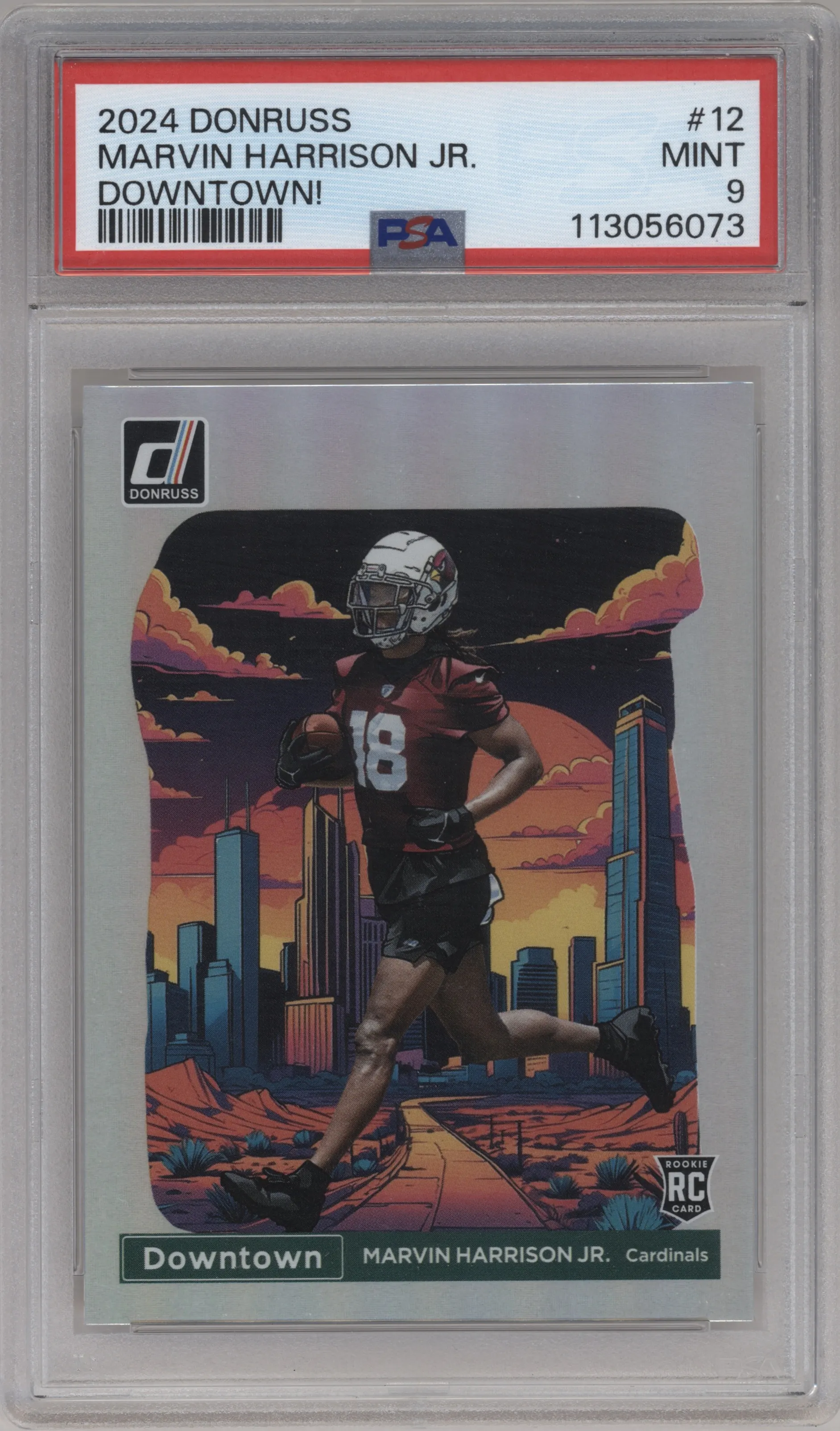 2024 Donruss Downtown Marvin Harrison Jr. PSA 9
