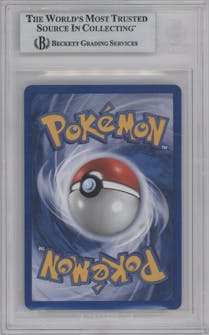 Lugia from the 2000 Pokemon Neo Genesis set graded by Beckett and given an overall grade of 9.