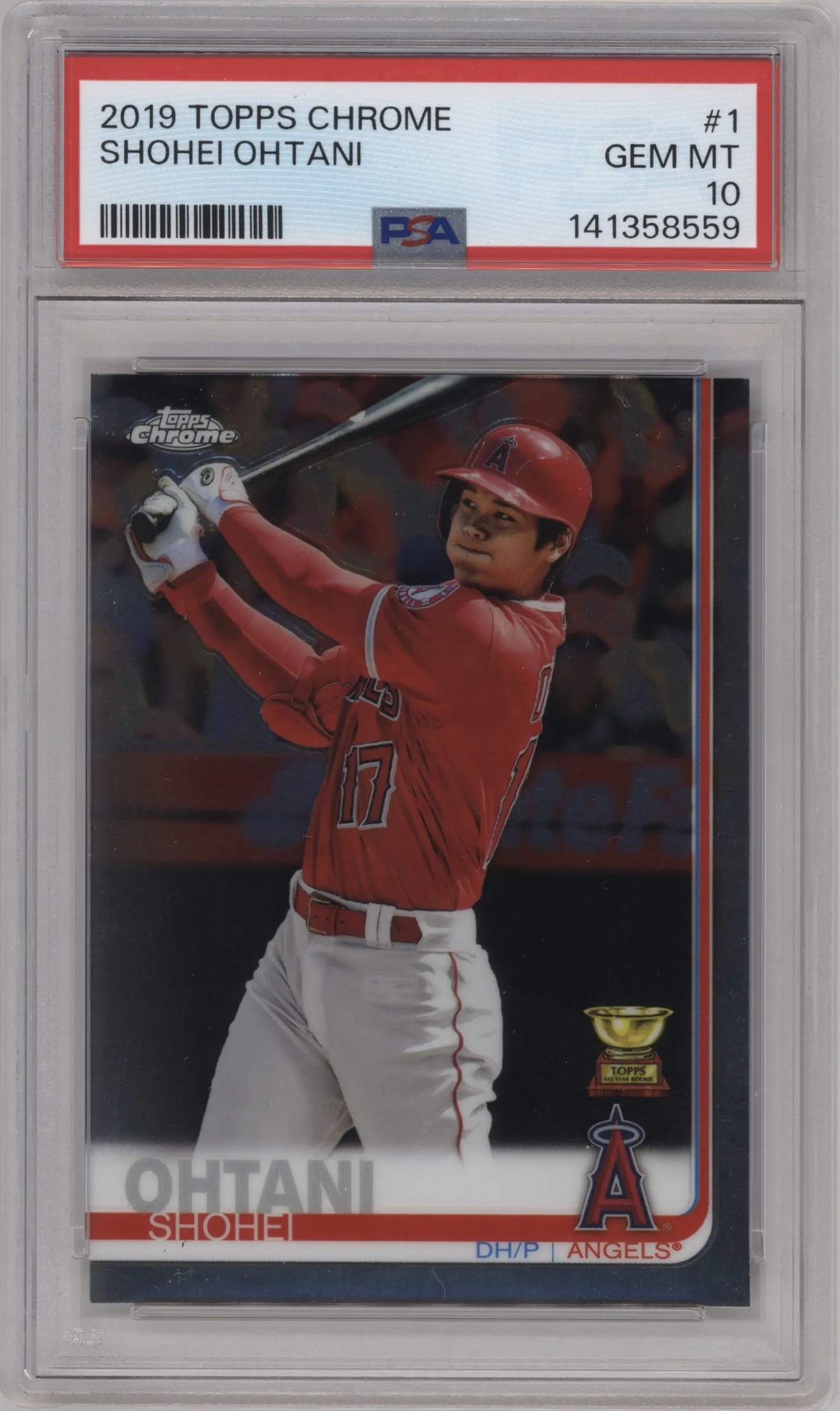 2019 Topps Chrome Shohei Ohtani #1 PSA 10