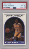 Earvin Johnson from the 1989-90 NBA Hoops  set graded by PSA and given an overall grade of 10.