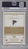 Kyle Pitts from the 2022 Panini Flawless set graded by PSA and given an overall grade of 10.