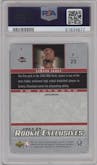 LeBron James from the 2003-04 Upper Deck set graded by PSA and given an overall grade of 9.