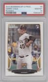 Gerrit Cole from the 2013 Bowman Draft Picks & Prospects set graded by PSA and given an overall grade of 10.