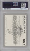 Michael Jordan from the 1990 Collegiate Collection Say No to Drugs set graded by PSA and given an overall grade of 9.