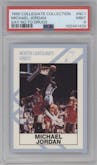 Michael Jordan from the 1990 Collegiate Collection Say No to Drugs set graded by PSA and given an overall grade of 9.