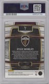 Evan Mobley from the 2021-22 Panini Select set featuring a Red Prizm parallel graded by PSA and given an overall grade of 10.