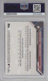 Shohei Ohtani/Ronald Acuna Jr. from the 2023-24 Topps Now Off-Season set graded by PSA and given an overall grade of 10.