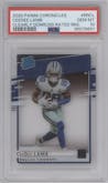 CeeDee Lamb from the 2020 Panini Chronicles set graded by PSA and given an overall grade of 10.
