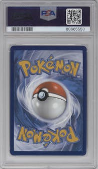 Origin Forme Dialga VSTAR from the 2023 Pokemon SWSH set graded by PSA and given an overall grade of 9.