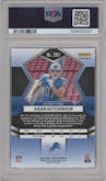 Aidan Hutchinson from the 2022 Panini Mosaic set featuring a Green Mosaic parallel graded by PSA and given an overall grade of 10.