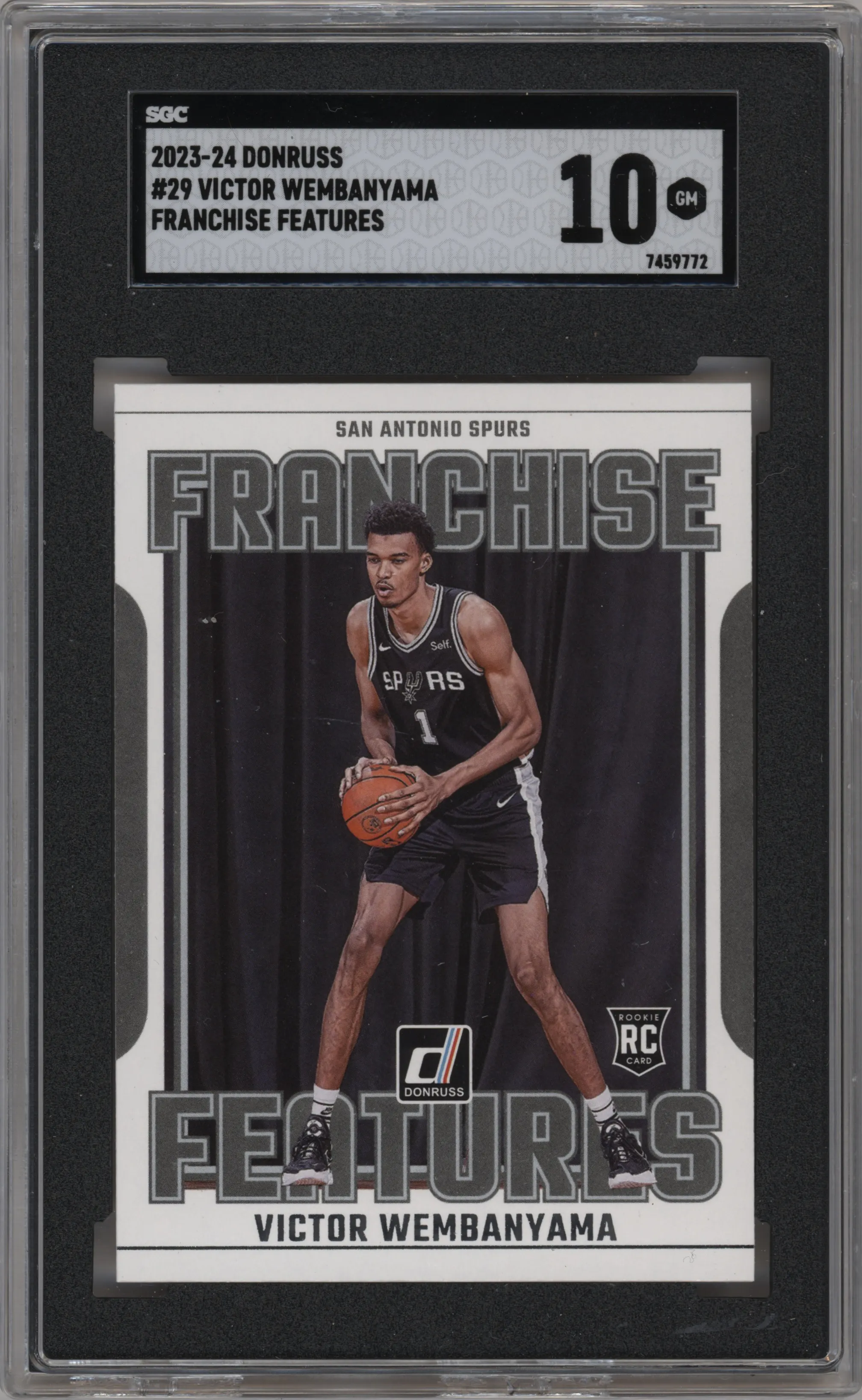 2023 Panini Donruss Frnchse.Feat. Victor Wembanyama #29 SGC 10