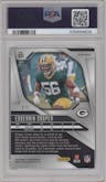 Edgerrin Cooper from the 2024 Panini Prizm set featuring a Gold Vinyl parallel graded by PSA and given an overall grade of 9.