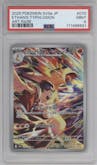 Ethan's Typhlosion from the 2025 Pokemon SV JPN set graded by PSA and given an overall grade of 9.