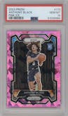 Anthony Black from the 2023-24 Panini Prizm set featuring a Pink Ice parallel graded by PSA and given an overall grade of 10.