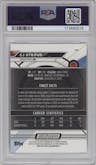 CJ Stroud from the 2023 Topps Composite set featuring a Gold Geometric parallel graded by PSA and given an overall grade of 10.