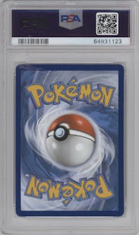 Mew VMAX from the 2021 Pokemon SWSH set graded by PSA and given an overall grade of 10.