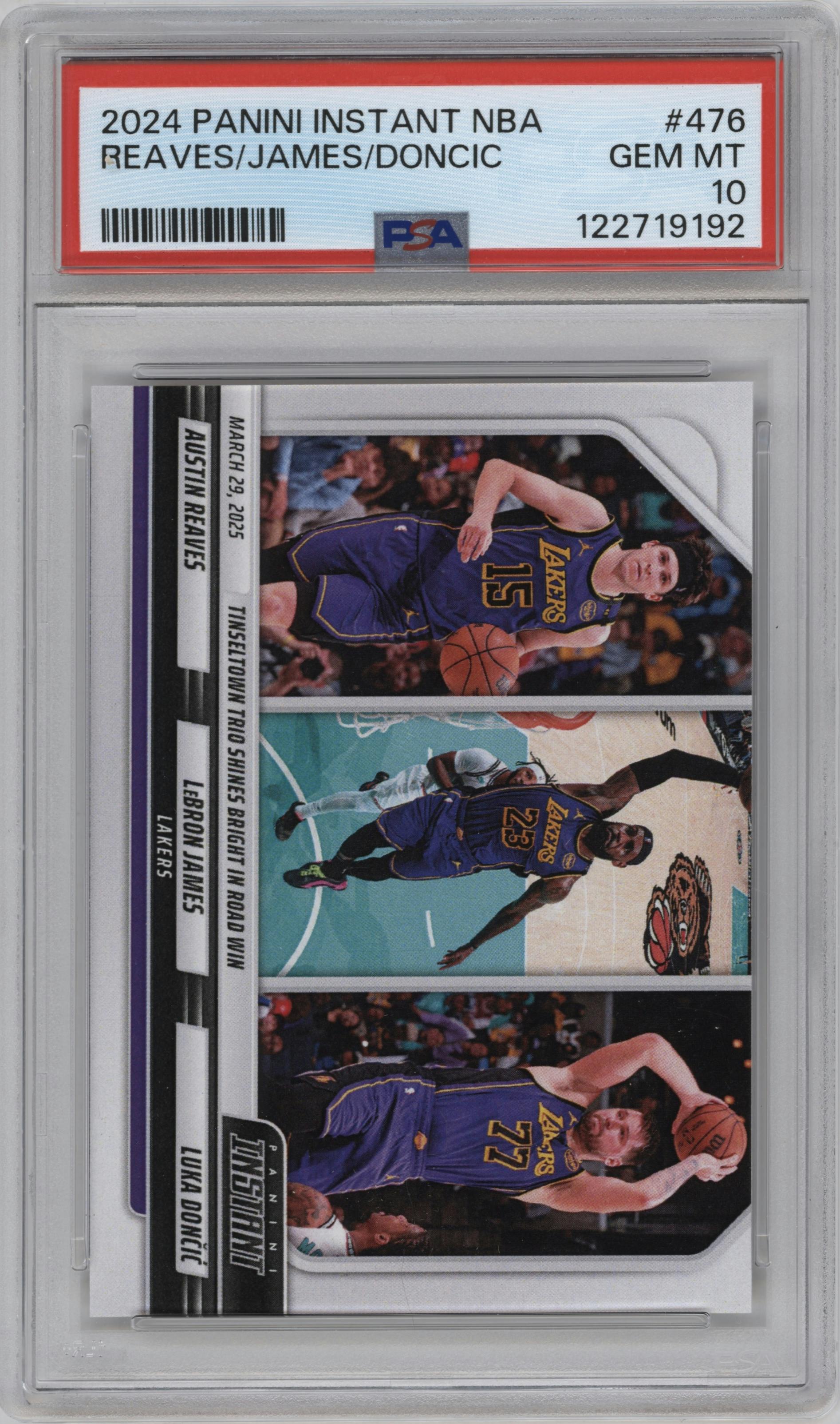 Austin Reaves/LeBron James/Luka Doncic