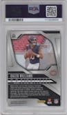Caleb Williams from the 2024 Panini Prizm set graded by PSA and given an overall grade of 10.