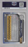 Fernando Tatis Jr. from the 2019 Bowman Chrome set featuring a Gold parallel graded by PSA and given an overall grade of 10.
