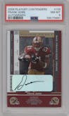 Frank Gore from the 2005 Playoff Contenders  set graded by PSA and given an overall grade of 8.