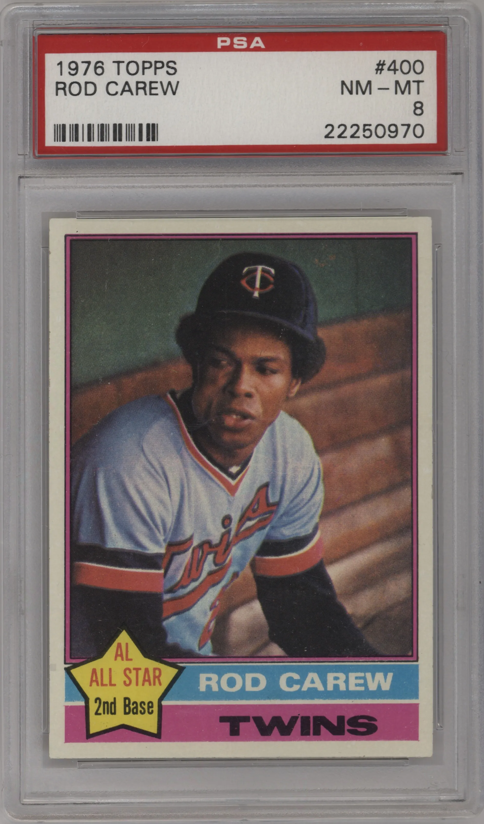 1976 Topps Rod Carew #400 PSA 8
