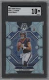 C.J. Stroud from the 2023 Panini Mosaic set featuring a Silver parallel graded by SGC and given an overall grade of 10.