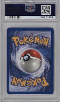 Gengar from the 2003 Pokemon E-CARD set graded by PSA and given an overall grade of 10.