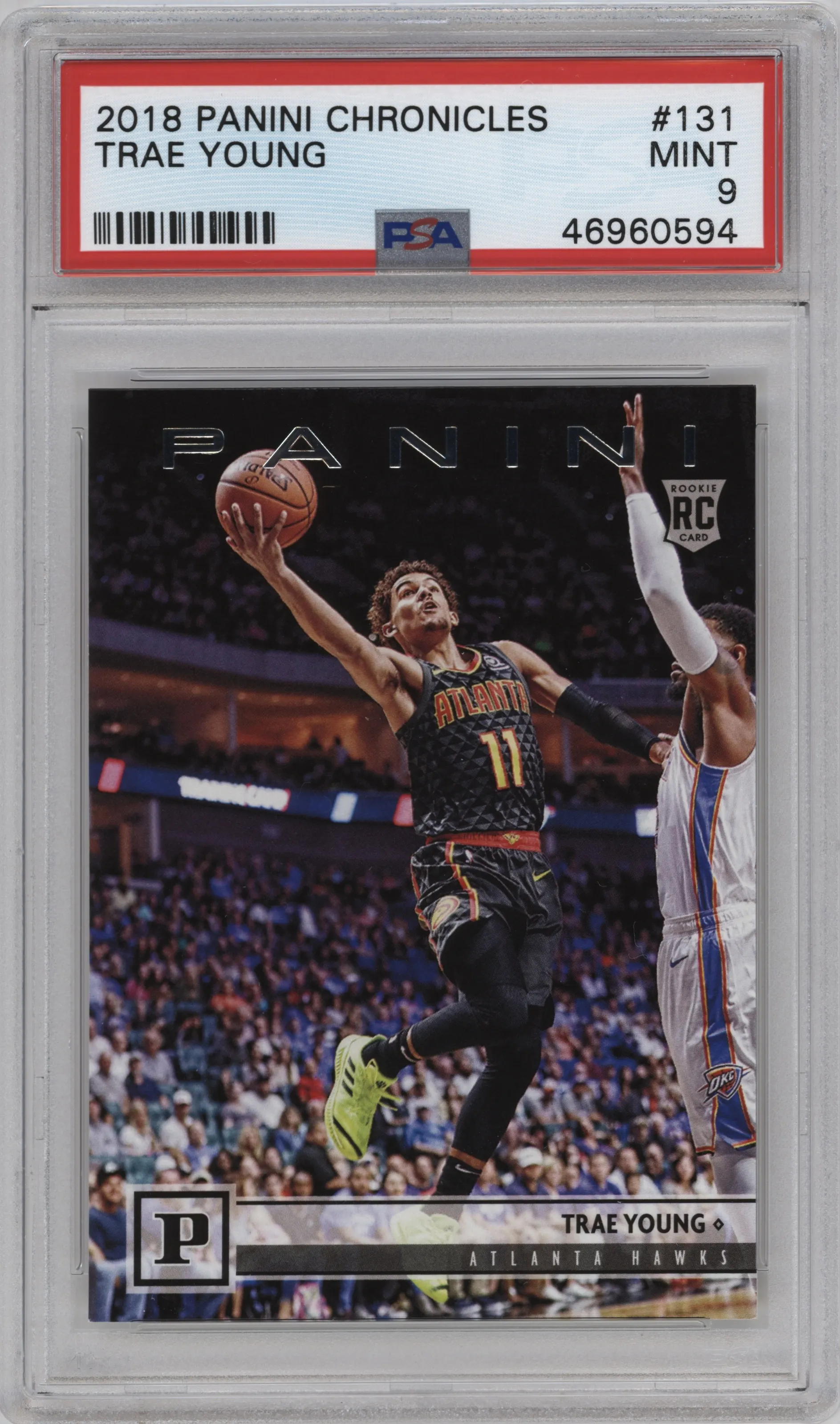 2018 Panini Chronicles Trae Young PSA 9
