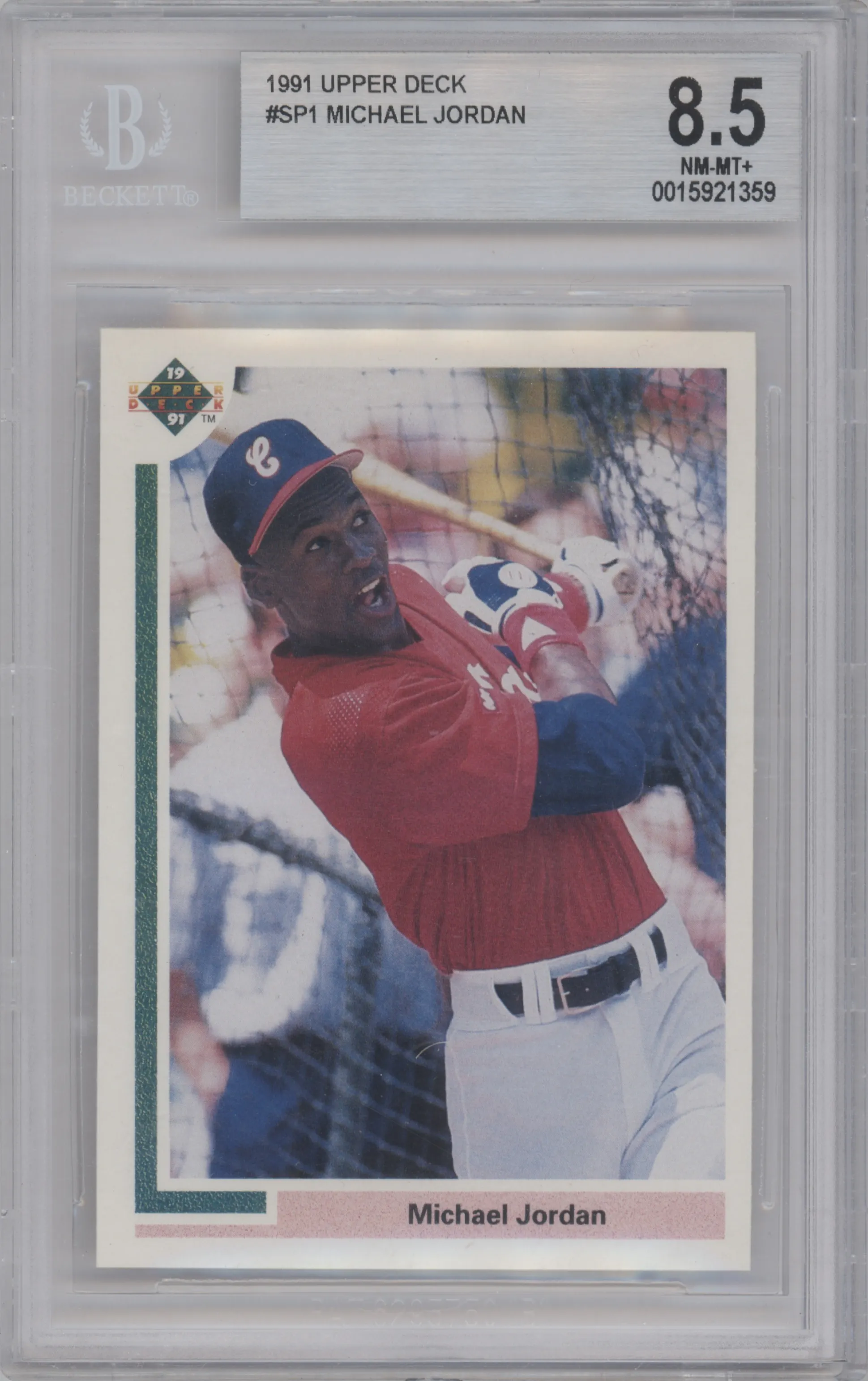 1991 Upper Deck SP Michael Jordan #SP1 BGS 8.5