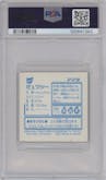 Mewtwo from the 1997 Pokemon Amada Japan set graded by PSA and given an overall grade of 7.