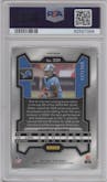 Jahmyr Gibbs from the 2023 Panini Prizm set featuring a Orange Prizm parallel graded by PSA and given an overall grade of 9.