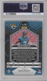 Brian Thomas Jr. from the 2024 Panini Mosaic set featuring a Green Mosaic parallel graded by PSA and given an overall grade of 10.