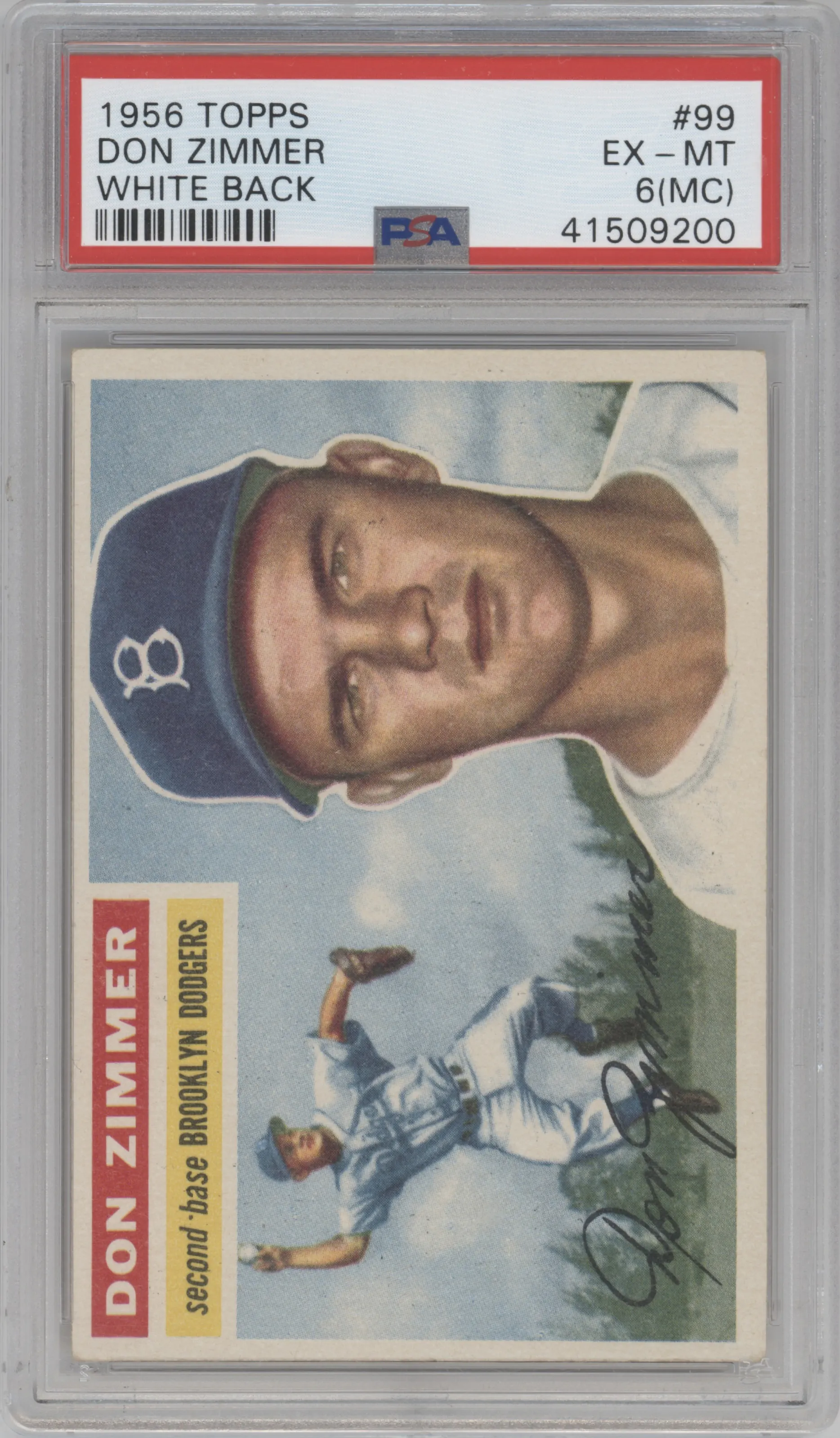 1956 Topps Don Zimmer PSA 6