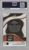 Devin Booker from the 2023-24 Panini Select  set featuring a Neon Orange Pulsar parallel graded by PSA and given an overall grade of 10.