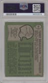 Terry Bradshaw from the 1978 Topps set graded by PSA and given an overall grade of 6.