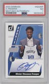 Olivier-Maxence Prosper from the 2023-24 Panini Donruss set graded by PSA and given an overall grade of 7.