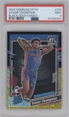Ausar Thompson from the 2023-24 Donruss Optic set featuring a Choice Black Gold parallel graded by PSA and given an overall grade of 9.