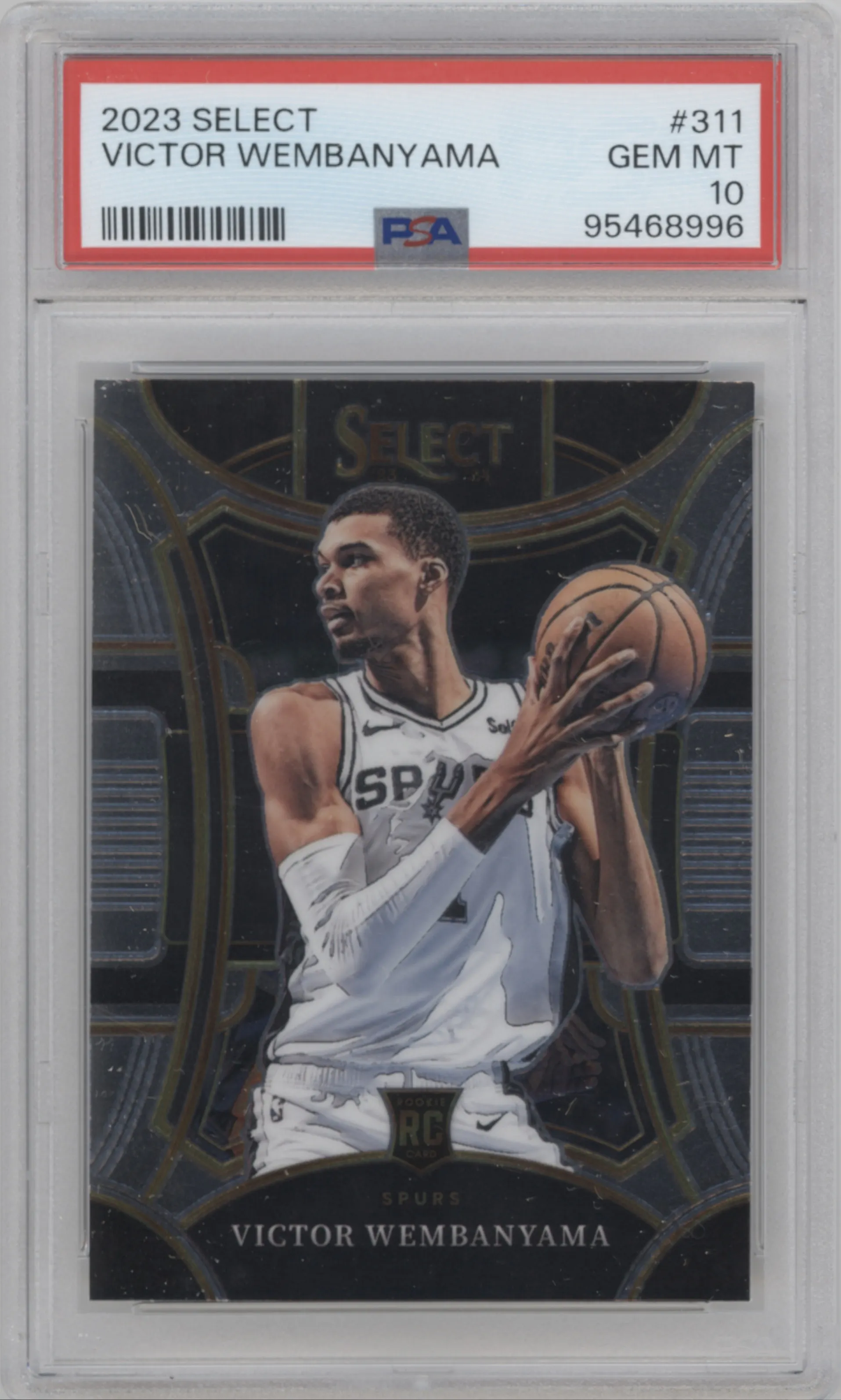 2023 Panini Select Mezzanine Victor Wembanyama PSA 10