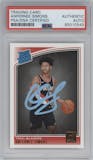Anfernee Simons from the 2018-19 Panini Donruss set graded by PSA.