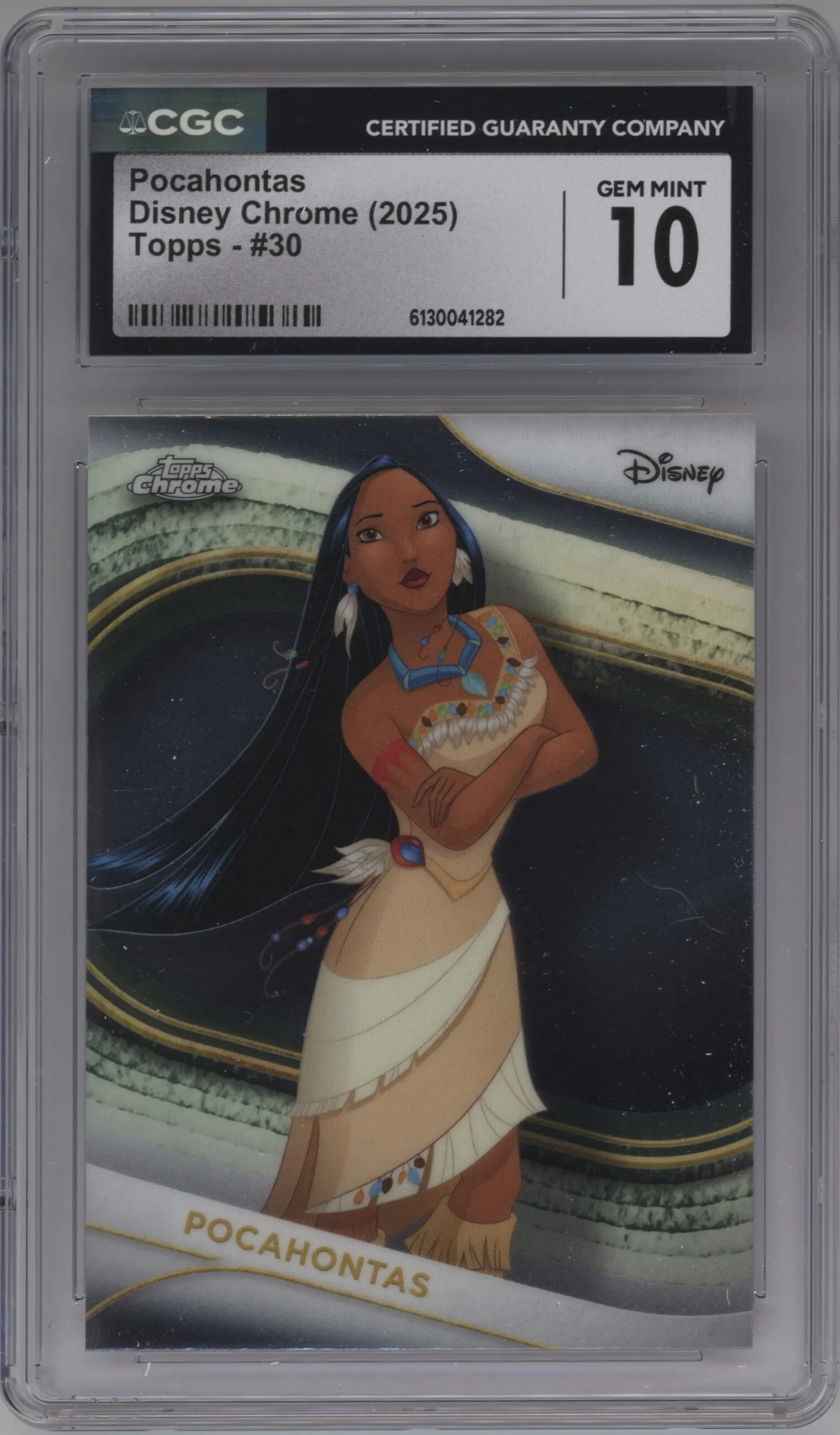 2025 Topps Chrome Disney Pocahontas #30 CGC 10