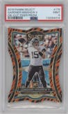 Gardner Minshew II from the 2019 Panini Select  set featuring a Die-Cut Tiger parallel graded by PSA and given an overall grade of 9.