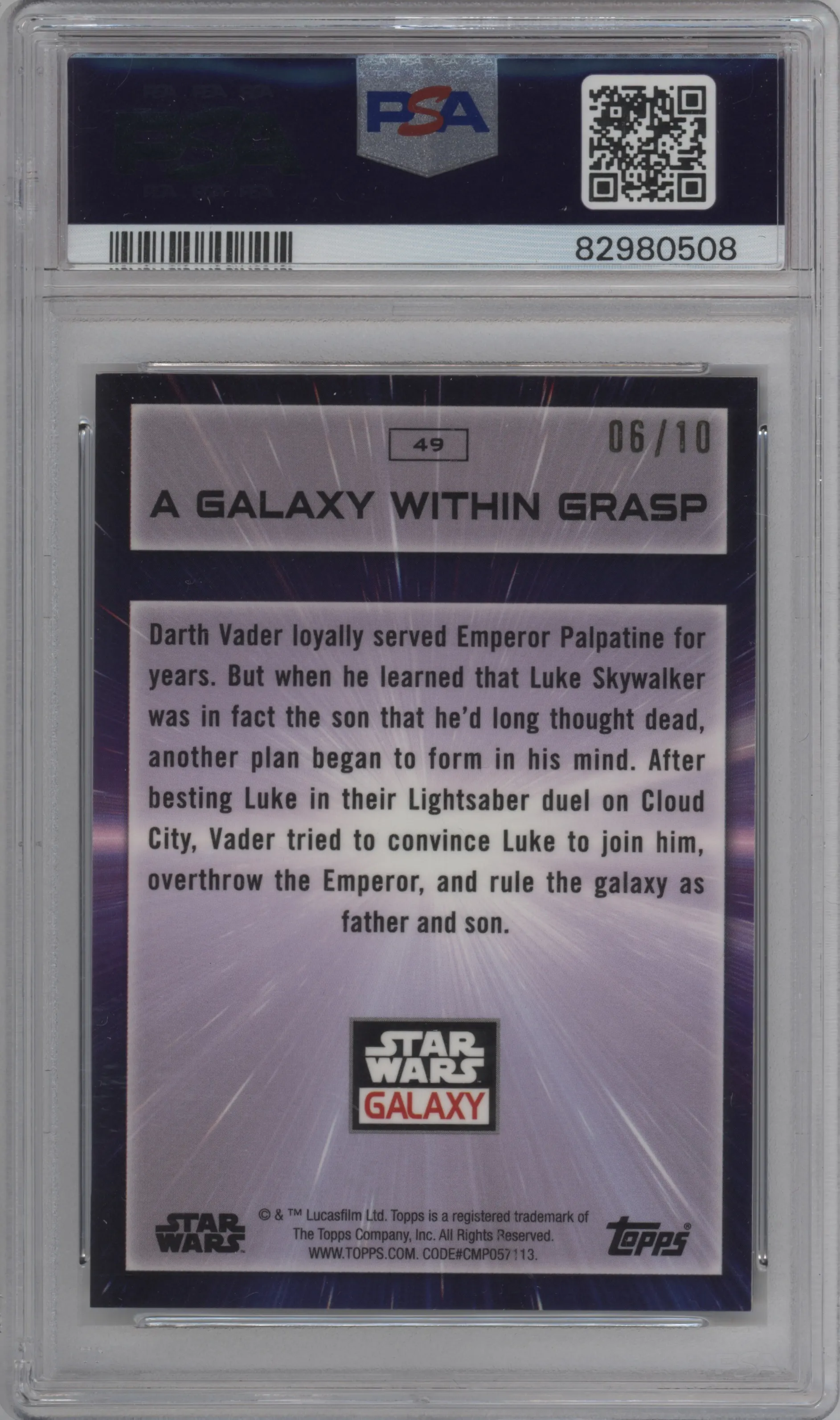 A Galaxy Within Grasp