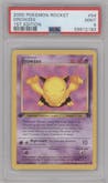 Drowzee from the 2000 Pokemon set graded by PSA and given an overall grade of 9.