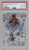 Bo Nix	 from the 2024 Topps Signature Class set graded by PSA and given an overall grade of 10.