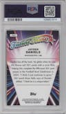 Jayden Daniels from the 2024 Topps Chrome set graded by PSA and given an overall grade of 10.
