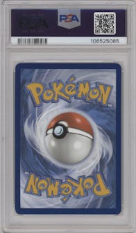 Dusclops from the 2024 Pokemon SV set graded by PSA and given an overall grade of 10.