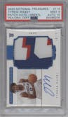 Tyrese Maxey from the 2020-21 Panini National Treasures set graded by PSA and given an overall grade of 9.