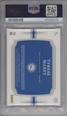 Tyrese Maxey from the 2020-21 Panini National Treasures set graded by PSA and given an overall grade of 9.
