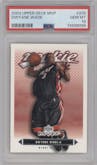 Dwyane Wade from the 2003-04 Upper Deck MVP set graded by PSA and given an overall grade of 10.