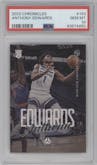 Anthony Edwards from the 2020-21 Panini Chronicles set graded by PSA and given an overall grade of 10.